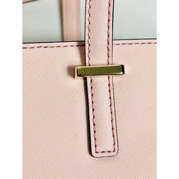 Kate Spade Textured Leather Handbag Tote in Pink - Picture 6 of 10